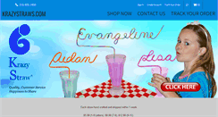Desktop Screenshot of krazystraws.com